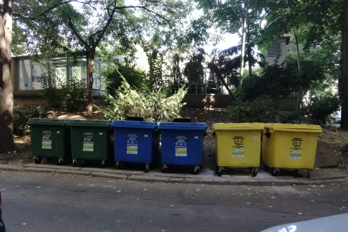 Peste 3.000 de containere pentru colectarea selectivă a deșeurilor, în Iași