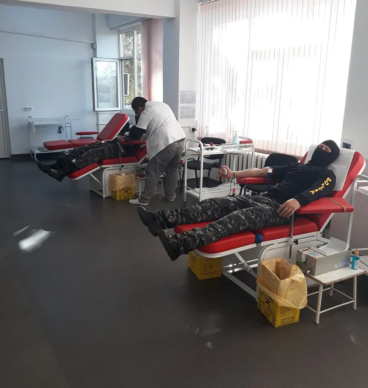 "Mascații" ieșeni au donat sânge