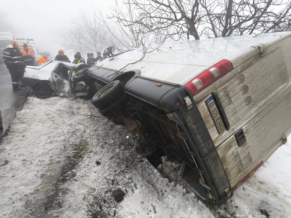 FOTO: Accident rutier mortal, în judeţul Iaşi