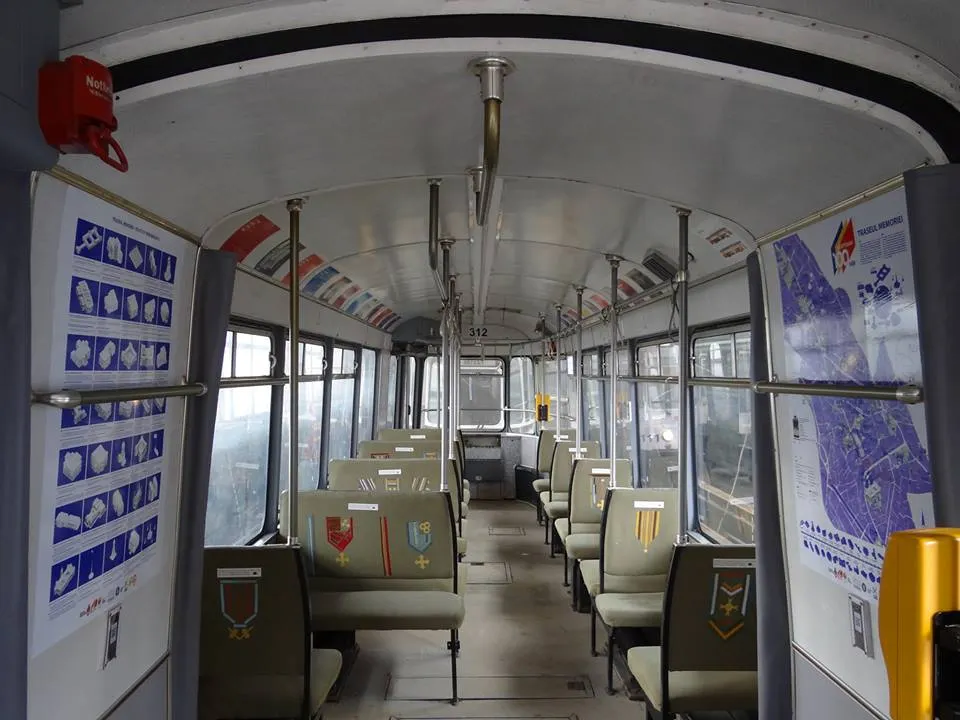 A 11-a hartă din cadrul proiectului „Traseul Memoriei”, în Tramvaiul Centenarului (GALERIE FOTO)