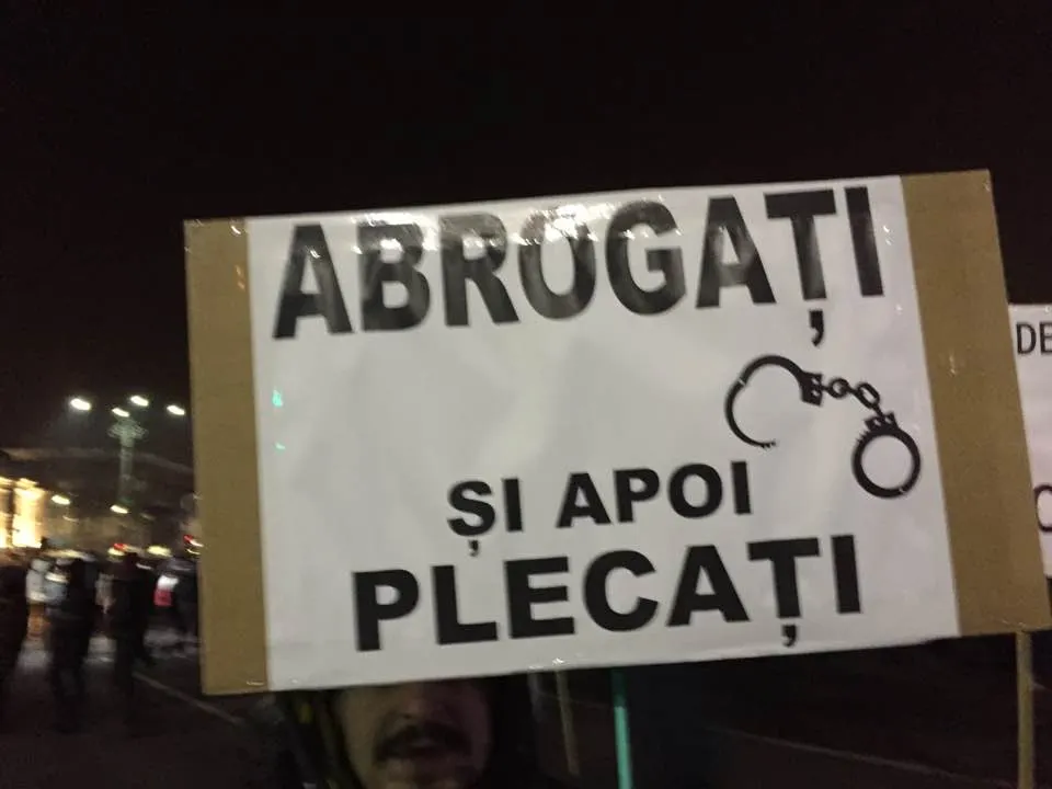 Protest împotriva Ordonanței lui Toader