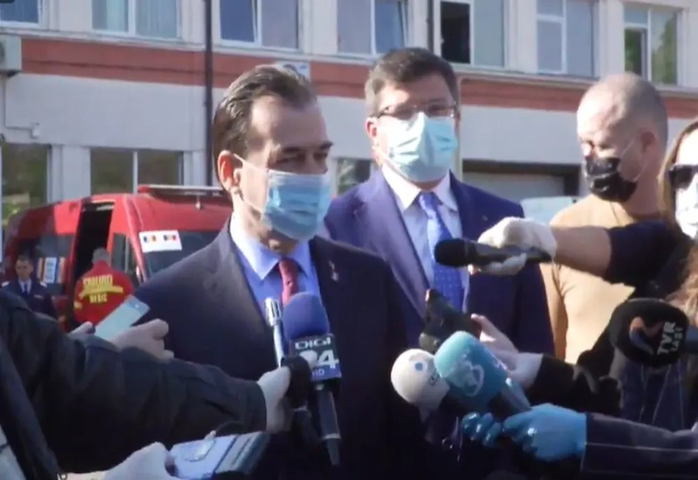 Ludovic Orban: „Vom da o Hotărâre de Guvern pentru alocarea unei sume importante pentru ajutorarea Republicii Moldova în lupta cu COVID-19“