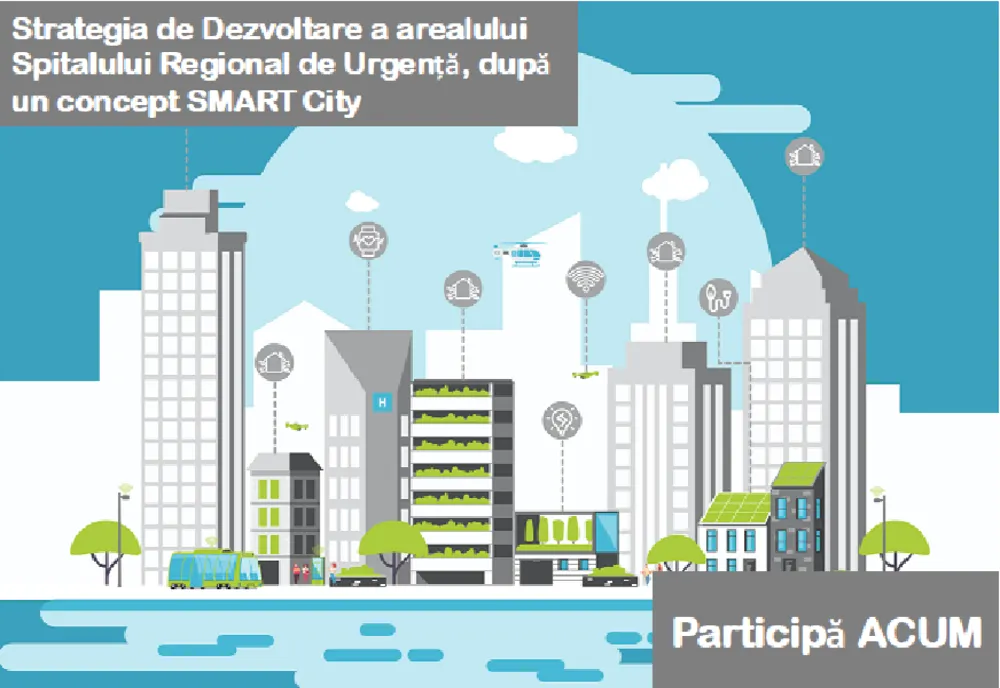 Ieșenii sunt consultați pentru elaborarea  Strategiei de Dezvoltare a arealului Spitalului Regional de Urgență Iași 