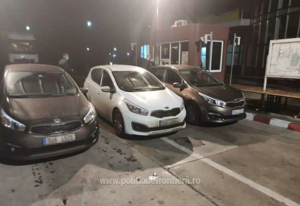 Trei autoturisme de peste 300.000 lei, furate din Cehia, descoperite de polițiștii de frontieră 