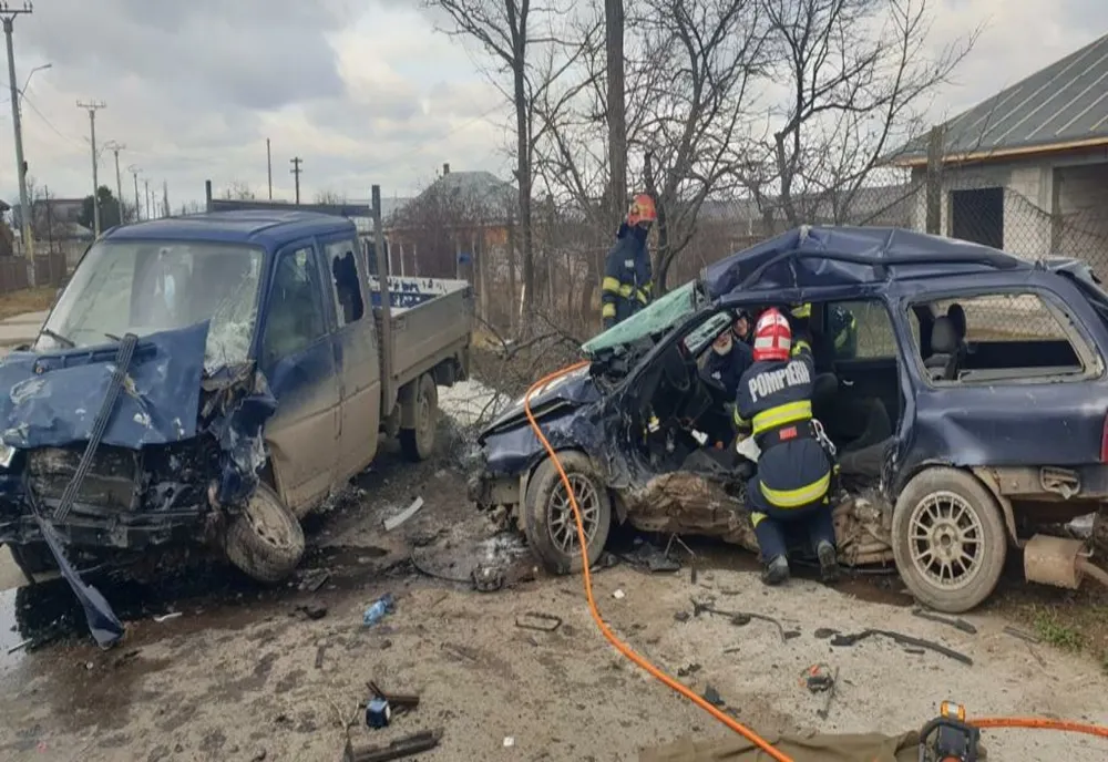 Accident grav pe un drum din județul Iași!