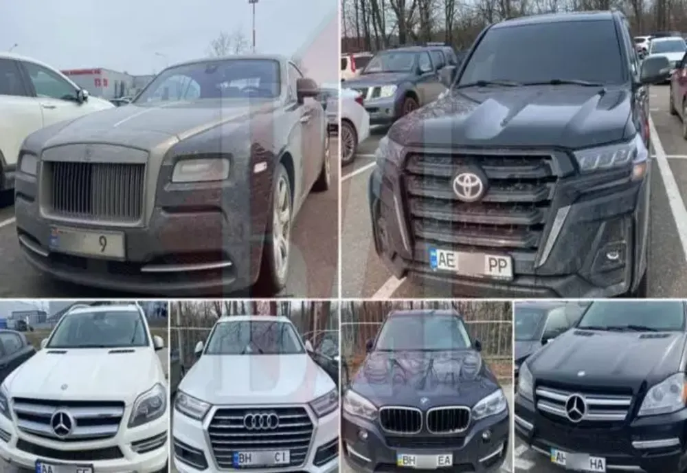 Mașini de lux din Ucraina, abandonate în Iași - Bolizii de sute de mii de euro, lăsați în parcarea aeroportului