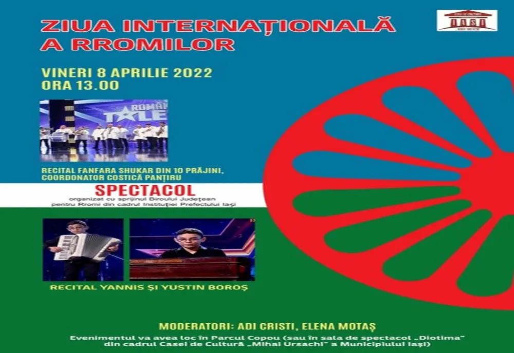 Spectacol maraton la Iași dedicat Zilei Internaţionale a Romilor