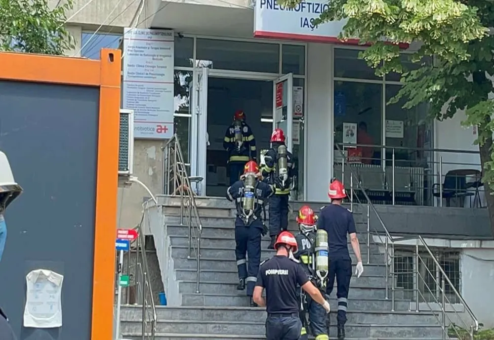 Exercițiu tactic la Spitalul Clinic de Pneumoftiziologie din Iași