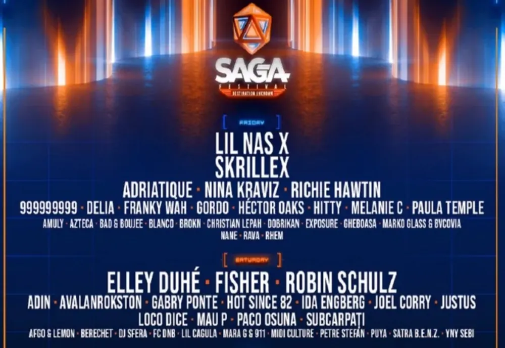 SAGA Festival. Programul pe zile pentru cea de-a treia ediție