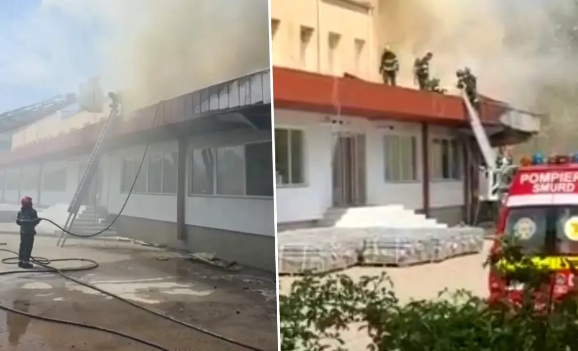 Incendiu la o farmacie din Iași. Pompierii au suplimentat forțele de intervenție