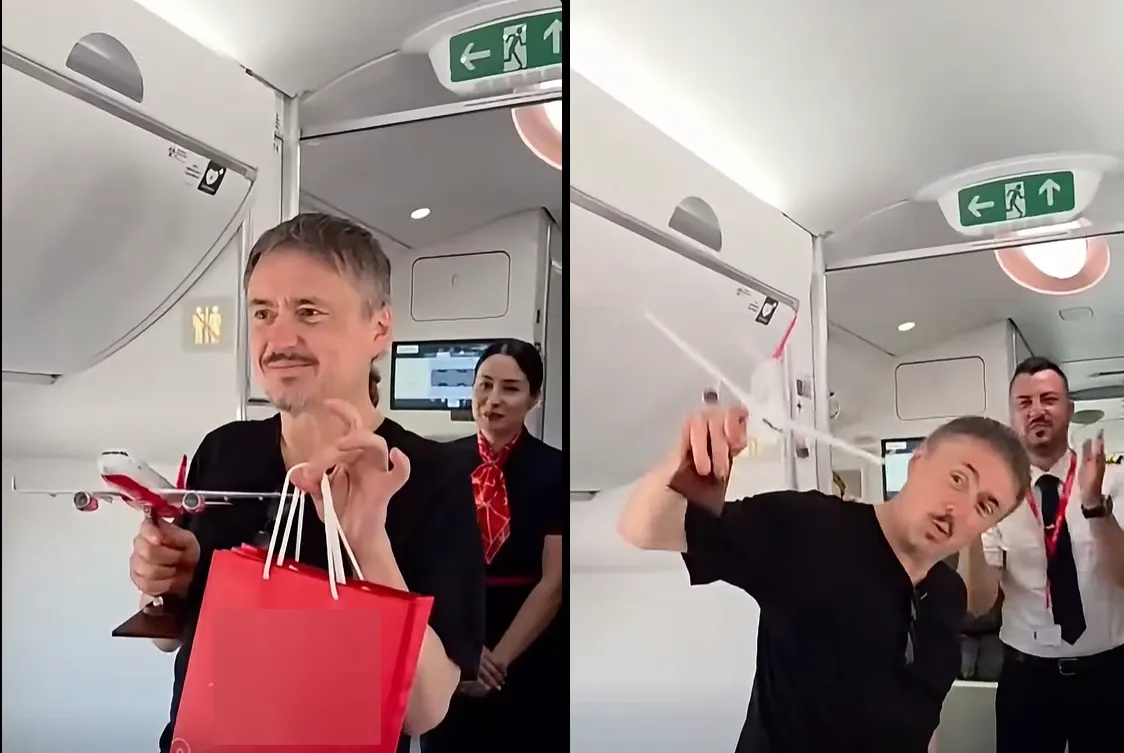 Cristian Mungiu, aplaudat ca pe scena de la Cannes în avionul cu care a revenit în România – VIDEO
