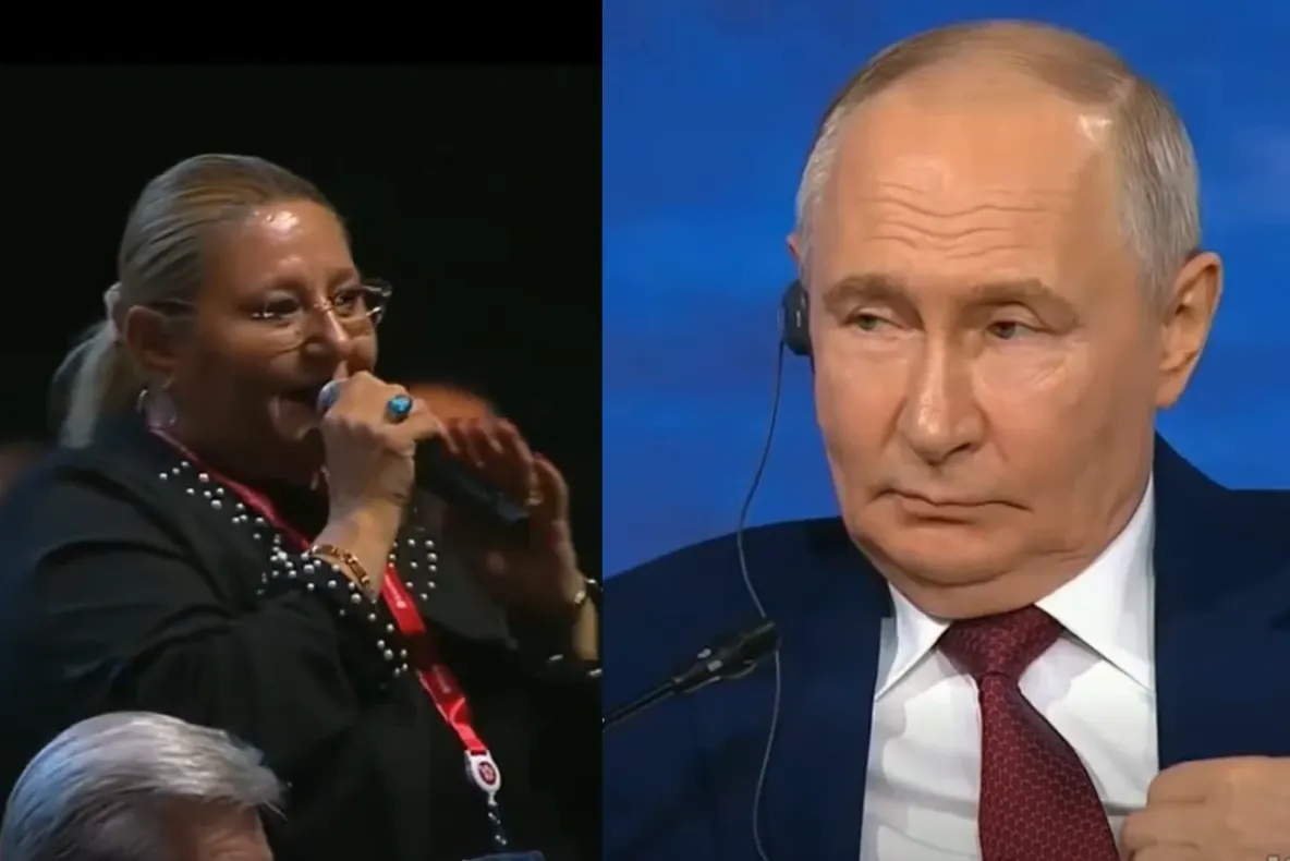 Diana Șoșoacă, discurs halucinant în fața lui Putin. Ce i-a răspuns liderul de la Kremlin – VIDEO