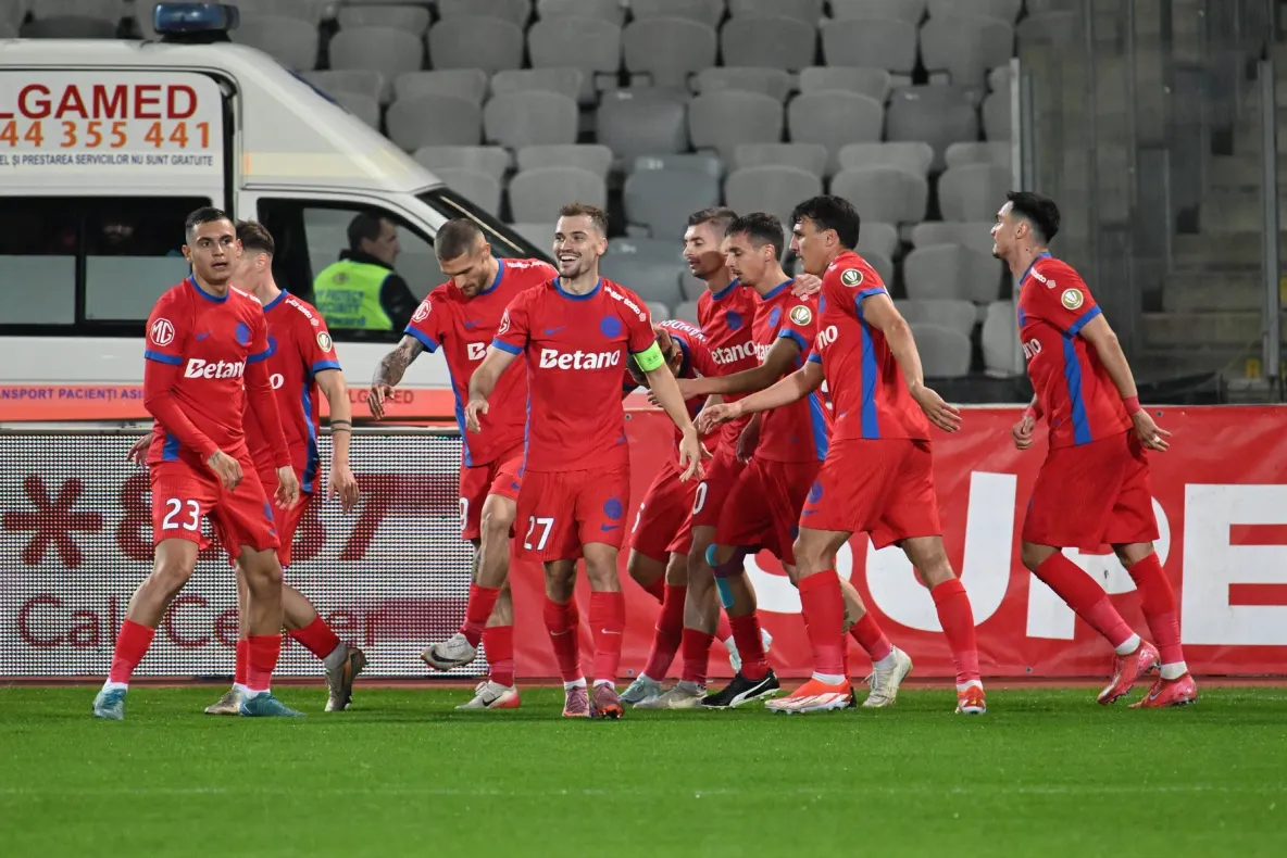 Totul pentru calificare! Cum începe FCSB partida cu Auda din Conference League