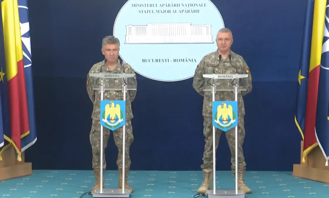 Declarații oficiale la MApN: "Vizual, piloții au apreciat că ar fi o dronă Shahed" - VIDEO