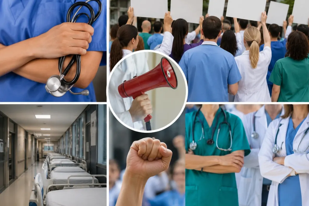 Grevă în peste 500 de spitale din țară, luni. Revoltă față de noua lege a salarizării, medicii își întrerup activitatea timp de două ore