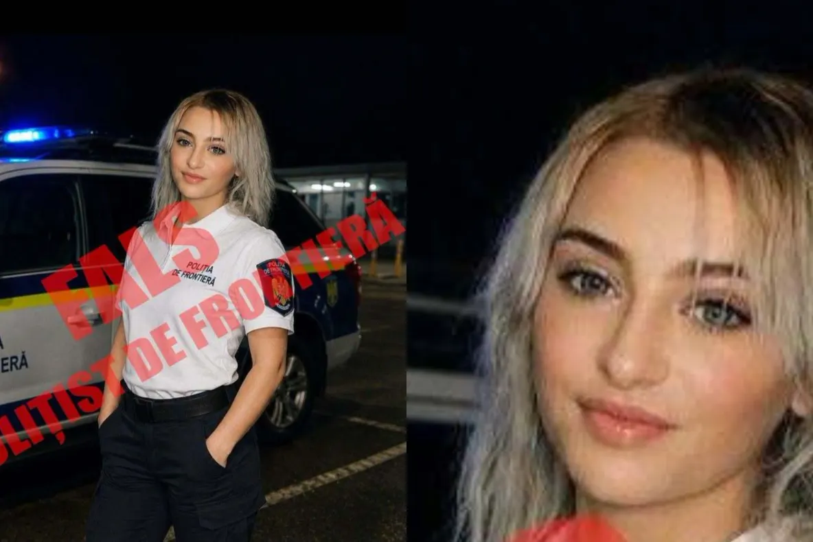 Poliția de Frontieră avertizează asupra unor conturi care folosesc numele „Cristina Anghel”. Instituția spune că materialele sunt generate cu ajutorul inteligenței artificiale