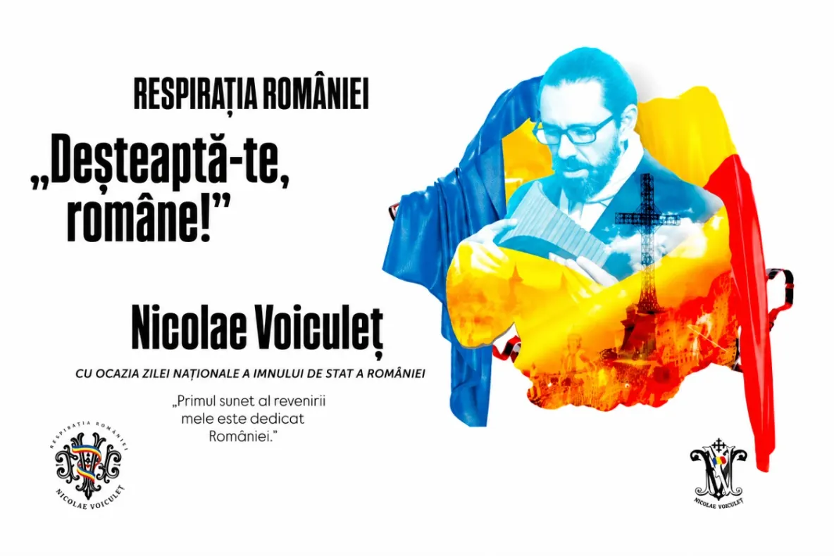 Nicolae Voiculeț revine pe scenă de Ziua Imnului Național: „Primul sunet pe care îl voi ridica spre cer va fi pentru România”