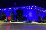 Guvernul marchează Ziua Mondială împotriva Traficului de Persoane: Palatul Victoria, iluminat în albastru