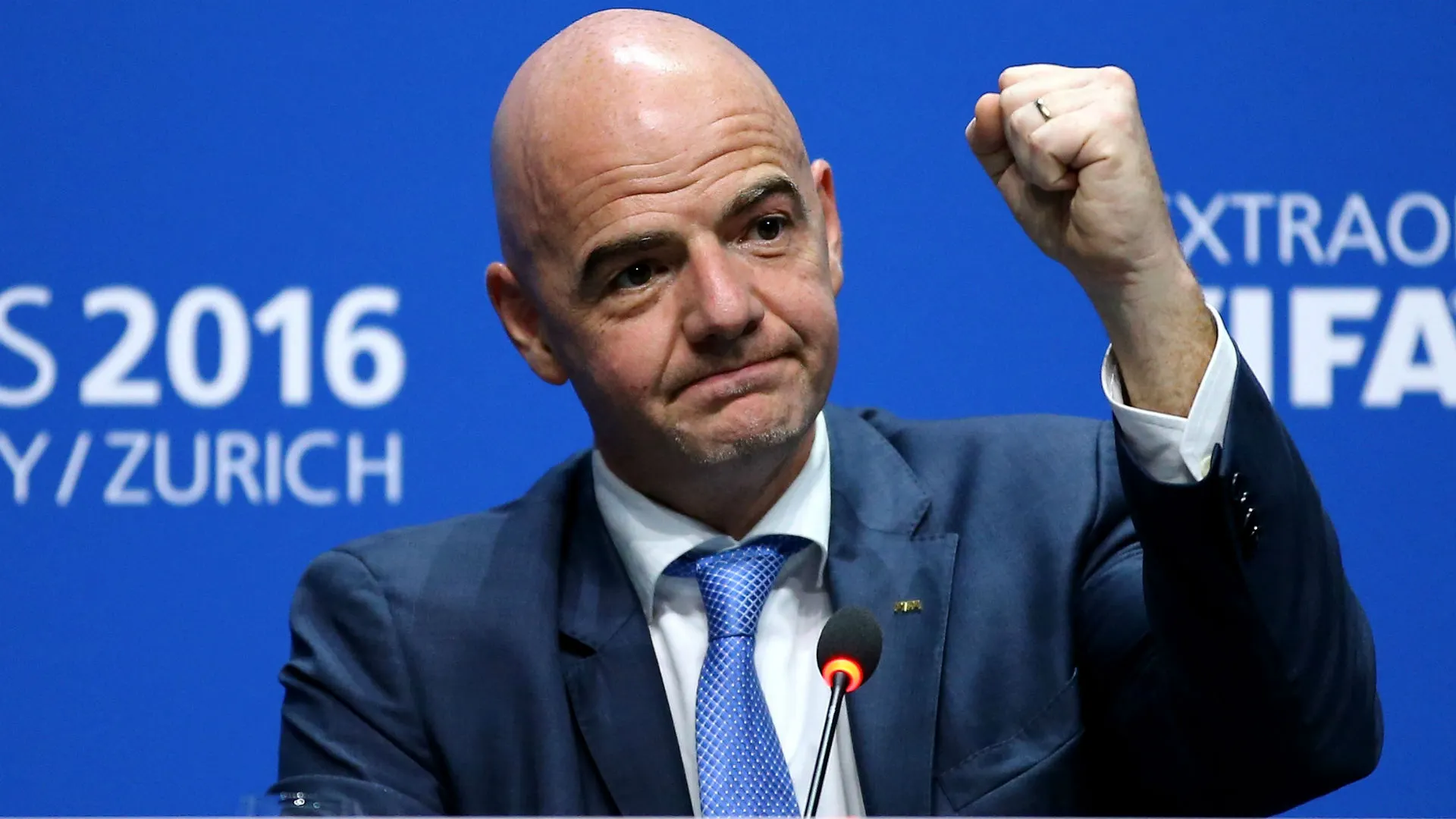 Președintele FIFA, Gianni Infantino