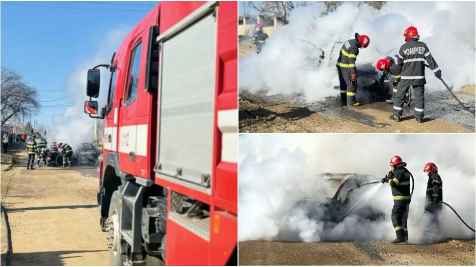 IGSU, mobilizare la locul exploziei