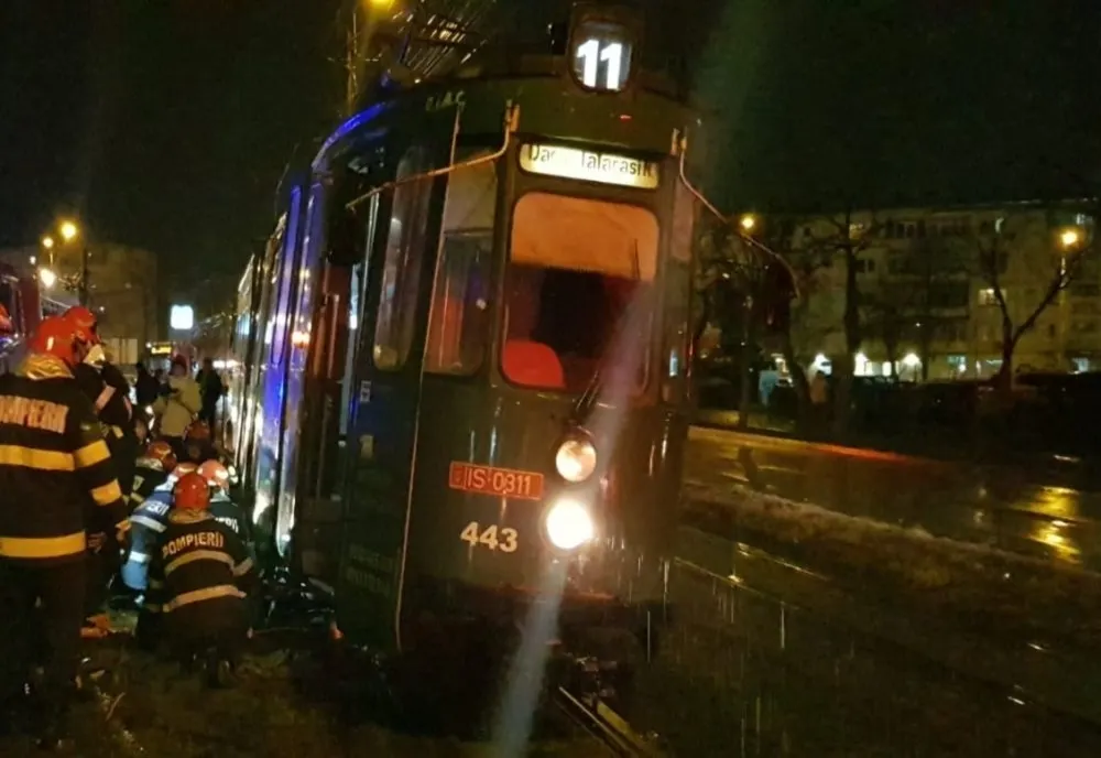 Cine este bărbatul călcat de tramvai marți seară