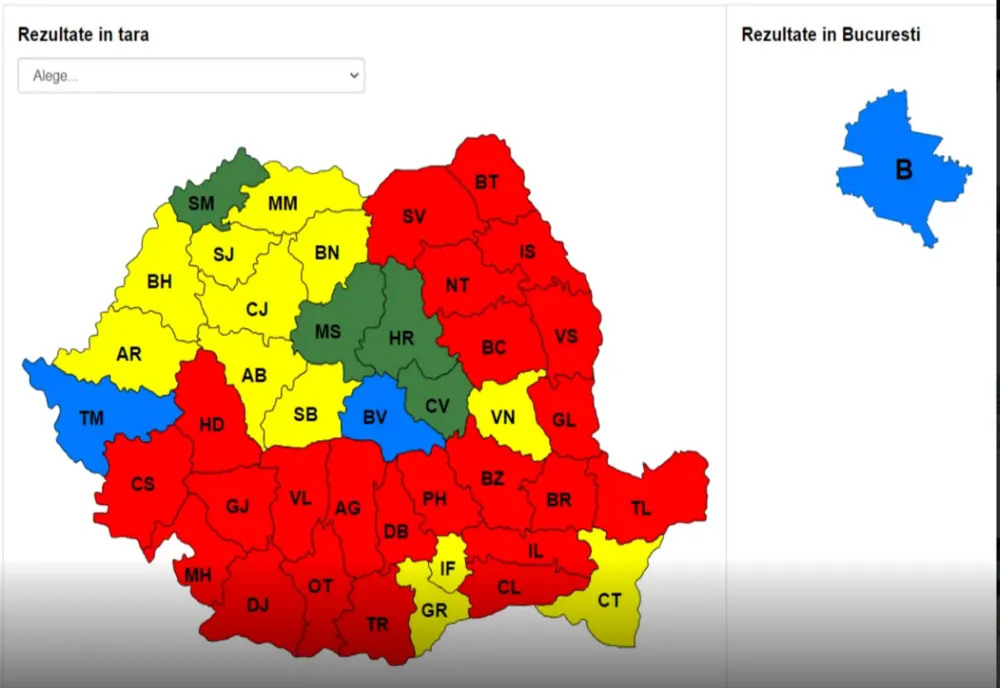Câţi parlamentari au scos partidele, în fiecare judeţ