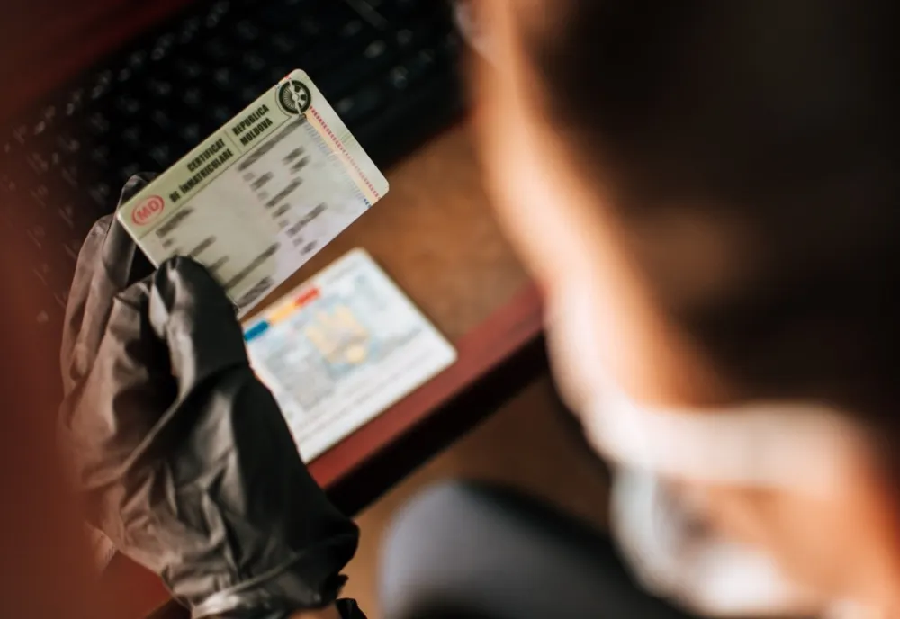 Aproape 200 de acte false au fost descoperite de polițiștii de frontieră în 2020