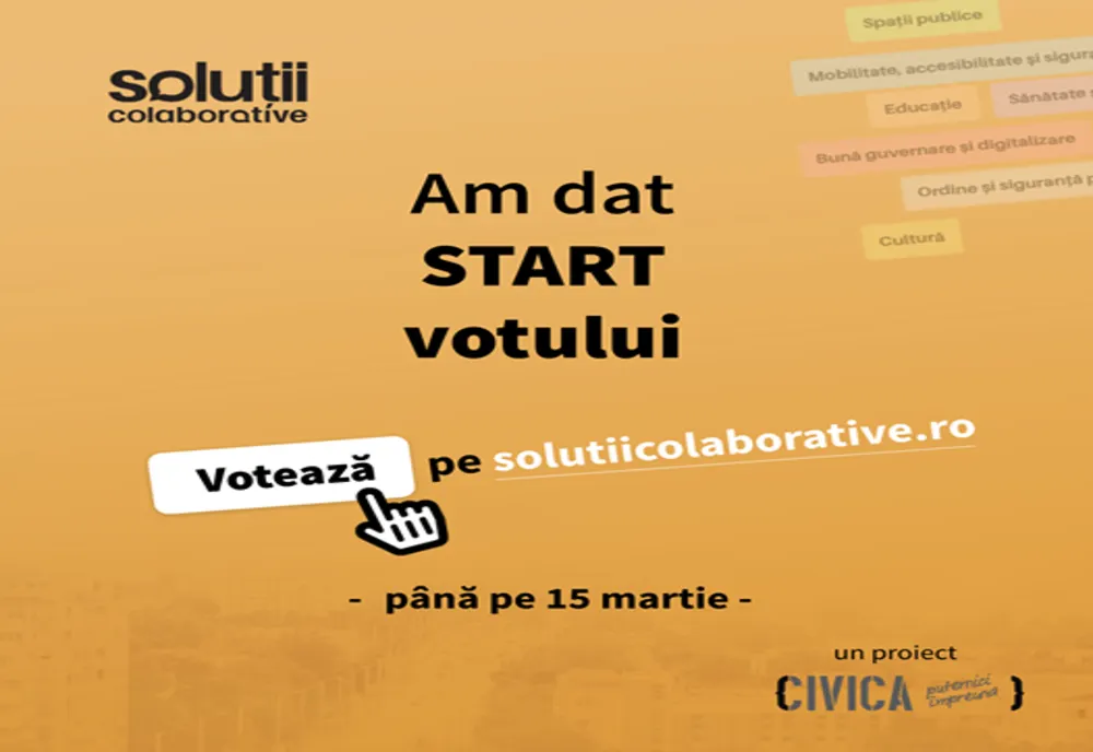 START VOT! Prioritizează rezolvarea problemelor semnalate de ieșeni