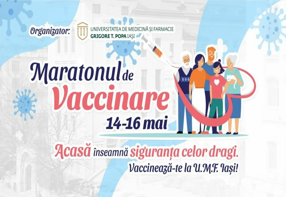 Maraton de vaccinare la Iași
