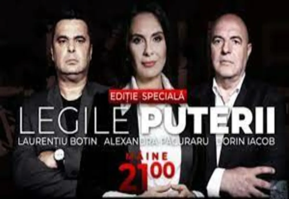 Ludovic Orban, invitat la o ediție specială Legile Puterii cu Alexandra Păcuraru, Laurențiu Botin și Dorin Iacob