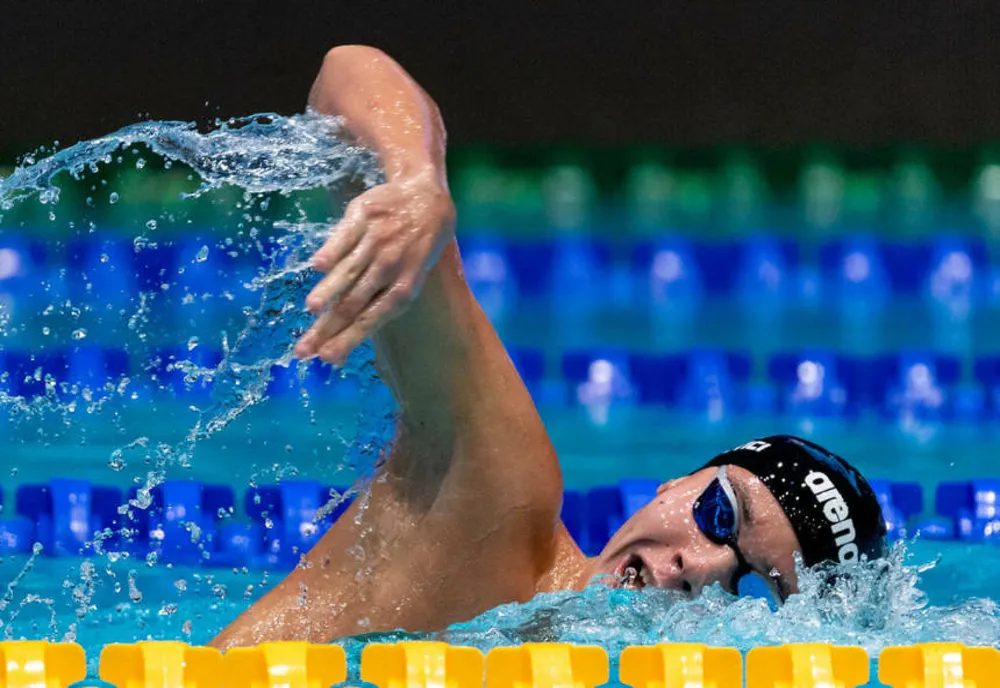 David Popovici a câștigat medalia de bronz în proba de 100 de metri liber, la Campionatul European de înot