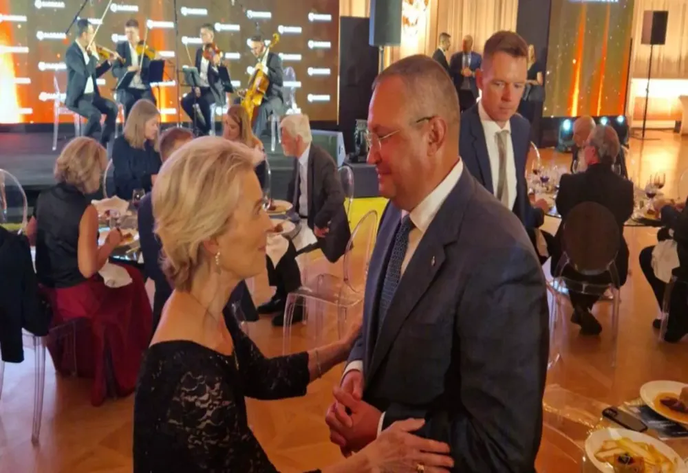 NICOLAE CIUCĂ, ÎNTÂLNIRE CU RSULA VON DER LEYEN LA GLOBSEC FORUM 2024. GESTUL DE PRIETENIE FĂCUT DE ȘEFA COMISIEI EUROPENE CĂTRE LIDERUL PNL