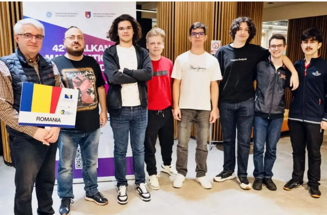 UN ELEV DE LA COLEGIUL NATIONAL - EMIL RACOVITA - DIN IASI ESTE PRINTRE FINALISTII LA OLIMPIADA BALCANICA DE MATEMATICA