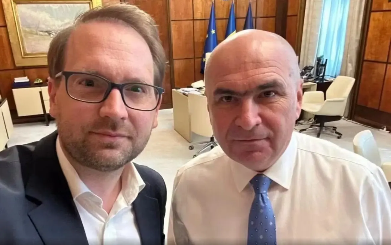 Ilie Bolojan cu Dominic Fritz