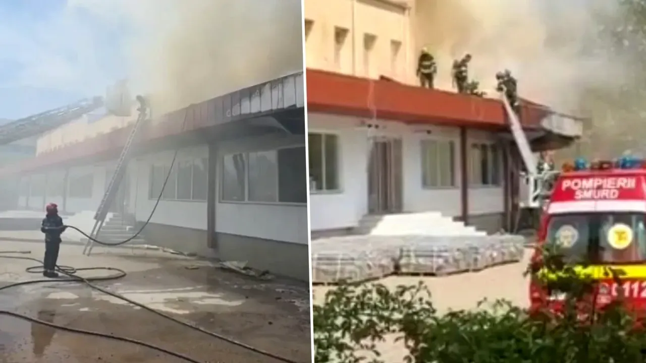 Incendiu la o farmacie din Iași. Pompierii au suplimentat forțele de intervenție