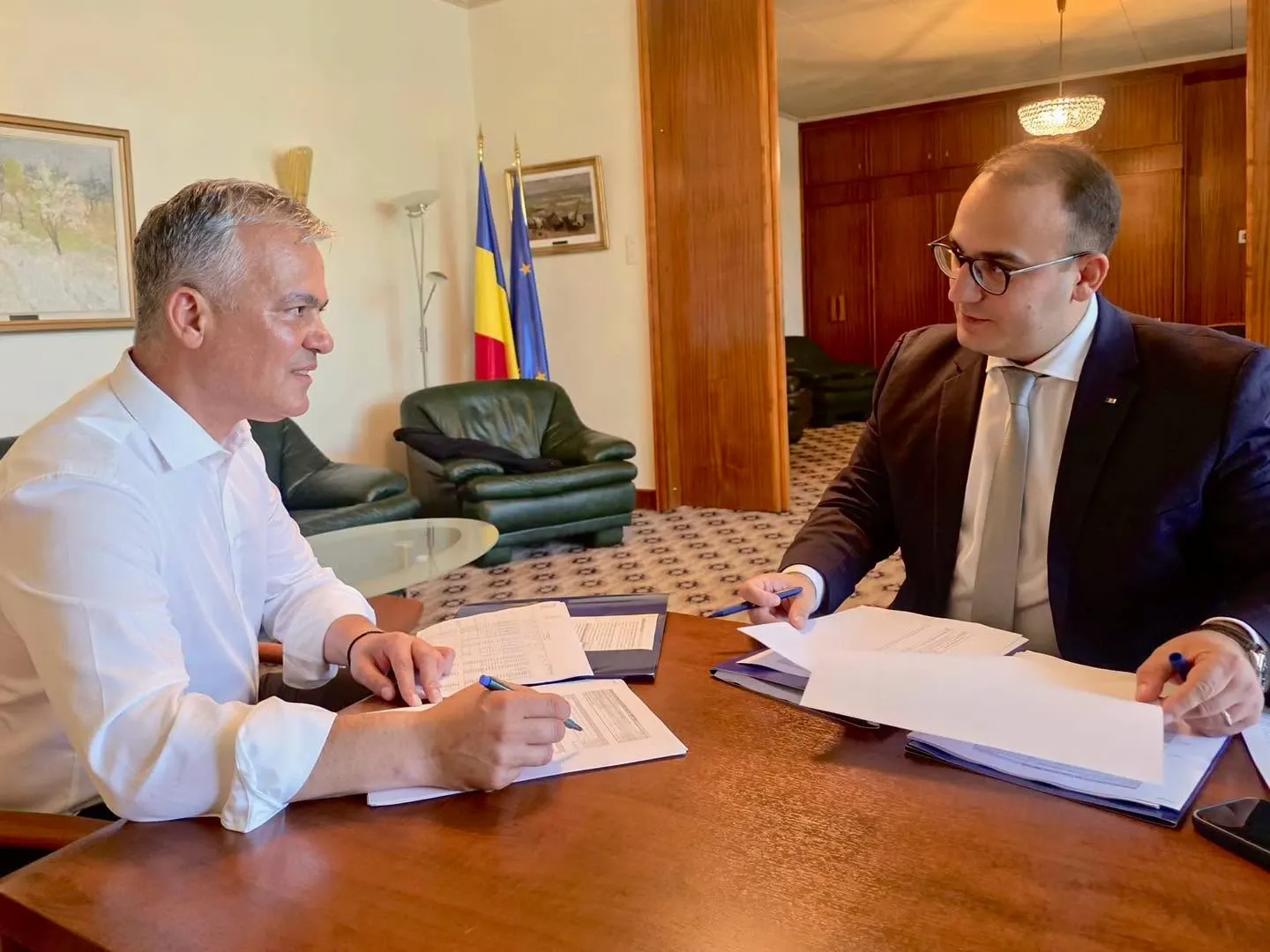 Adrian Veștea și Florin Zaharia