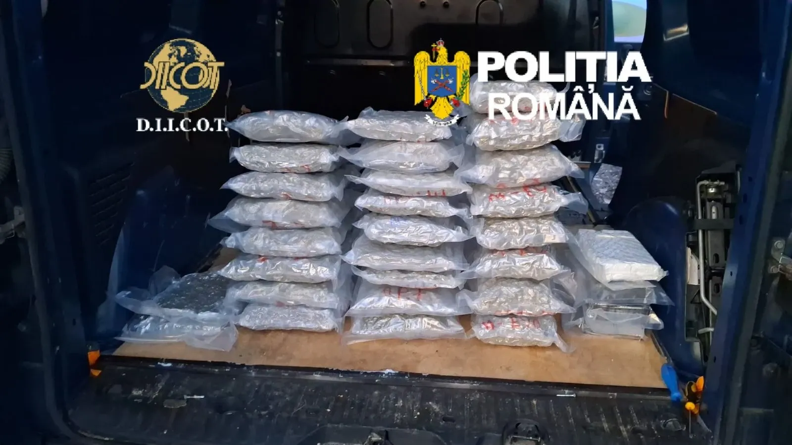 Captură de cocaină a Poliției Române