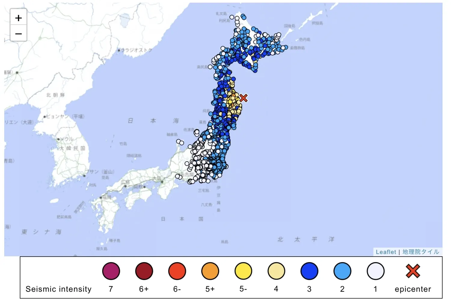 Seism puternic în Japonia