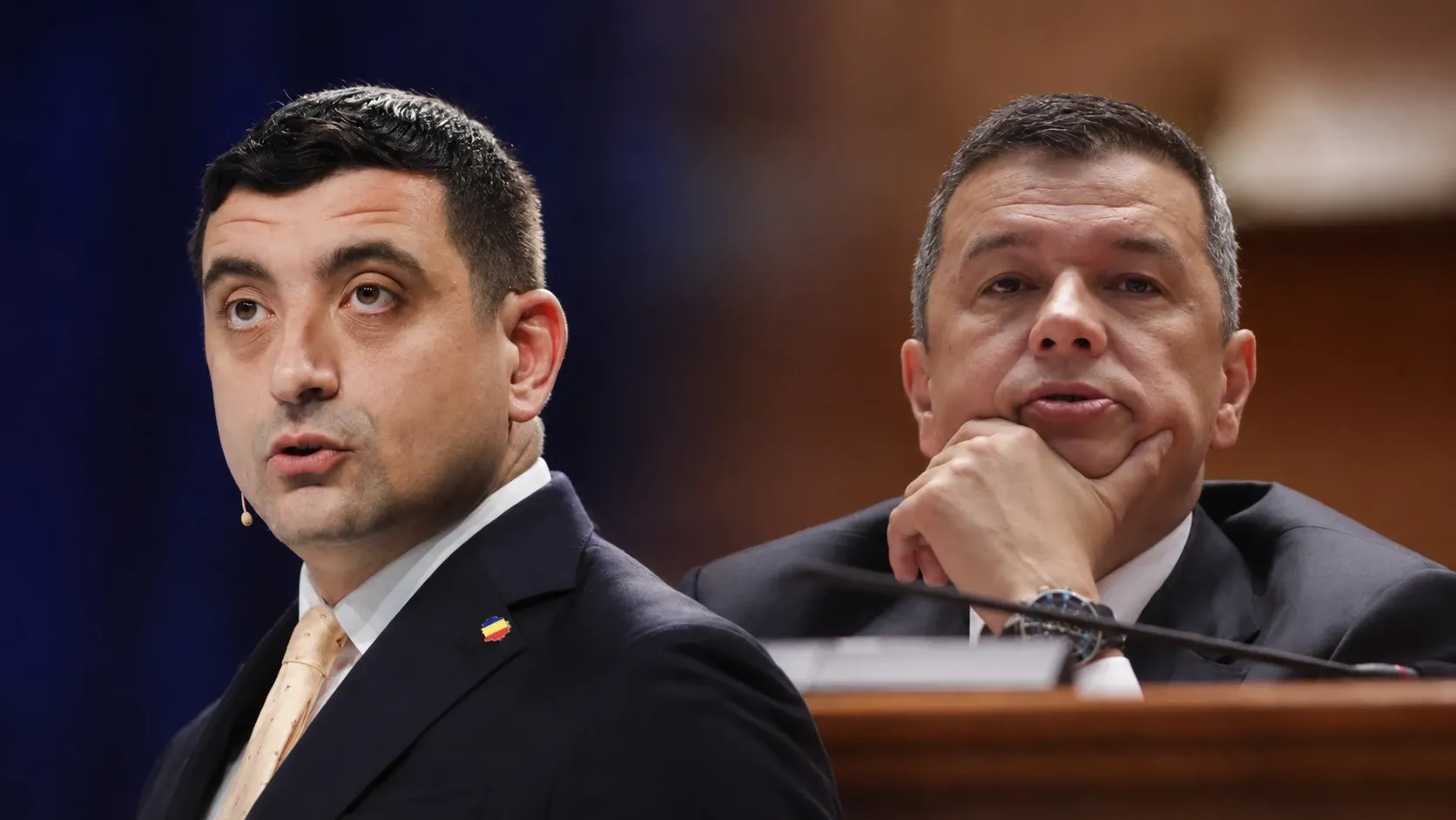 George Simion și Sorin Grindeanu
