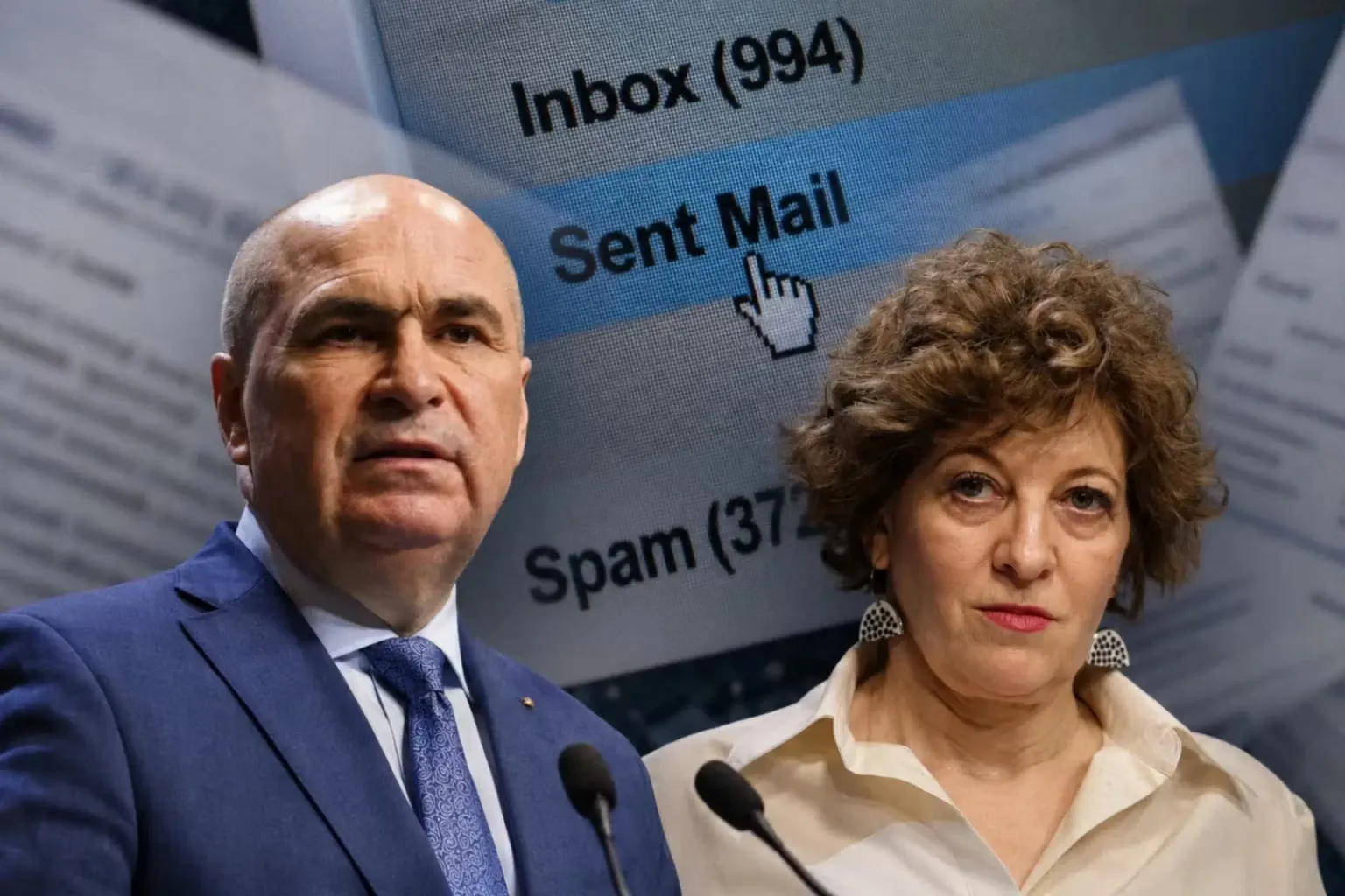 Ilie Bolojan și Oana Gheorghiu