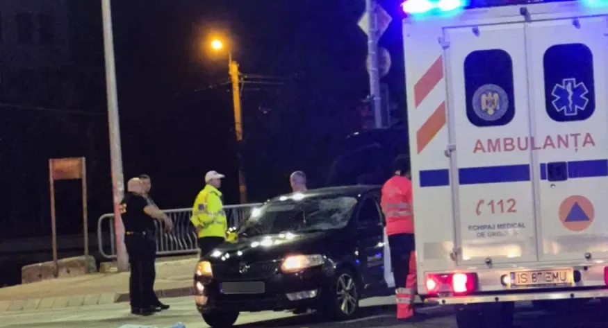 Accident în Iași / Sursa foto: Ziarul de Iași