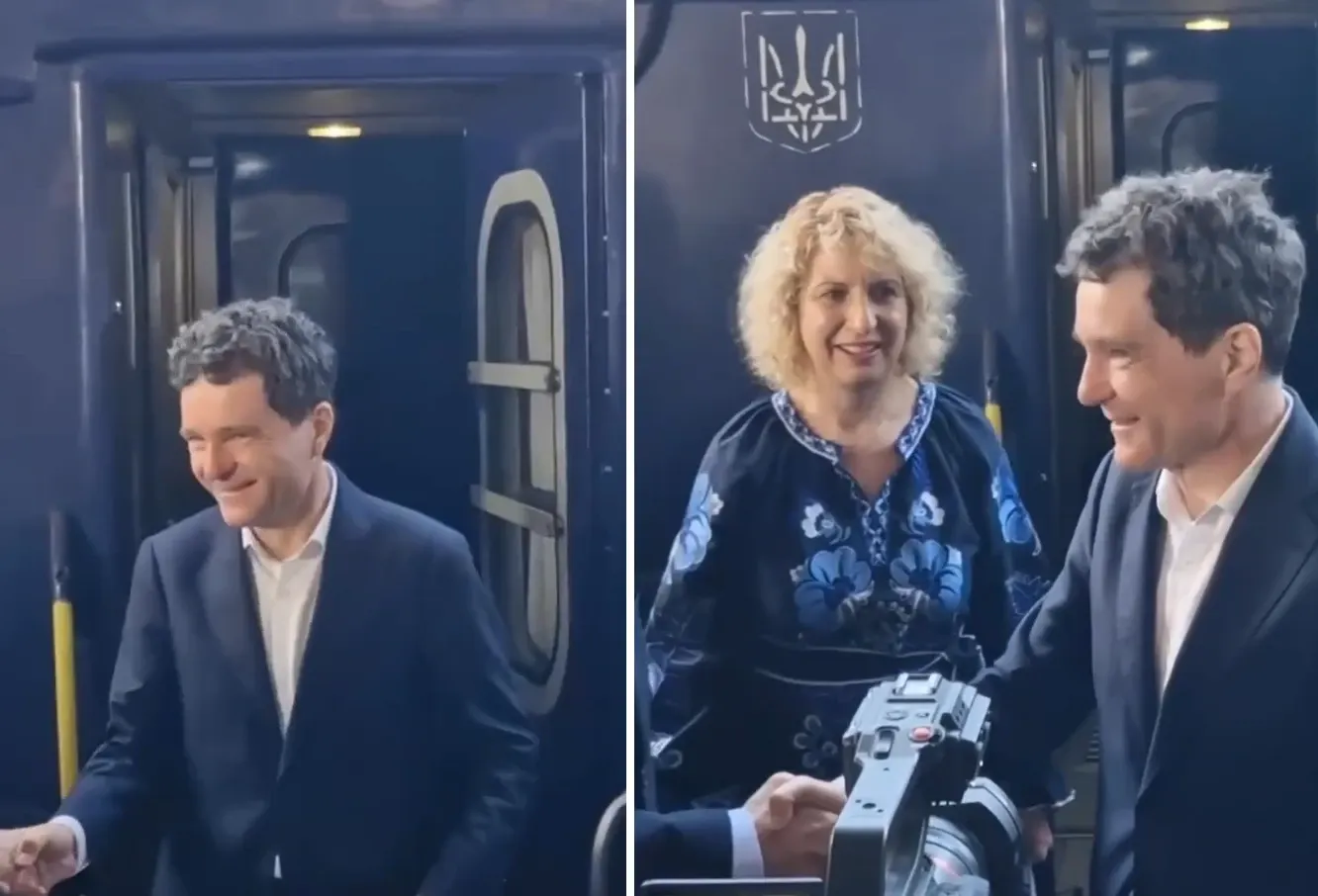 Nicușor Dan la Kiev