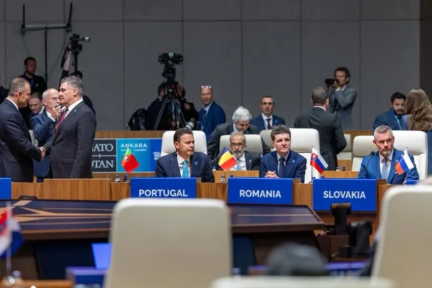 Nicușor Dan la Summitul NATO de la Ankara