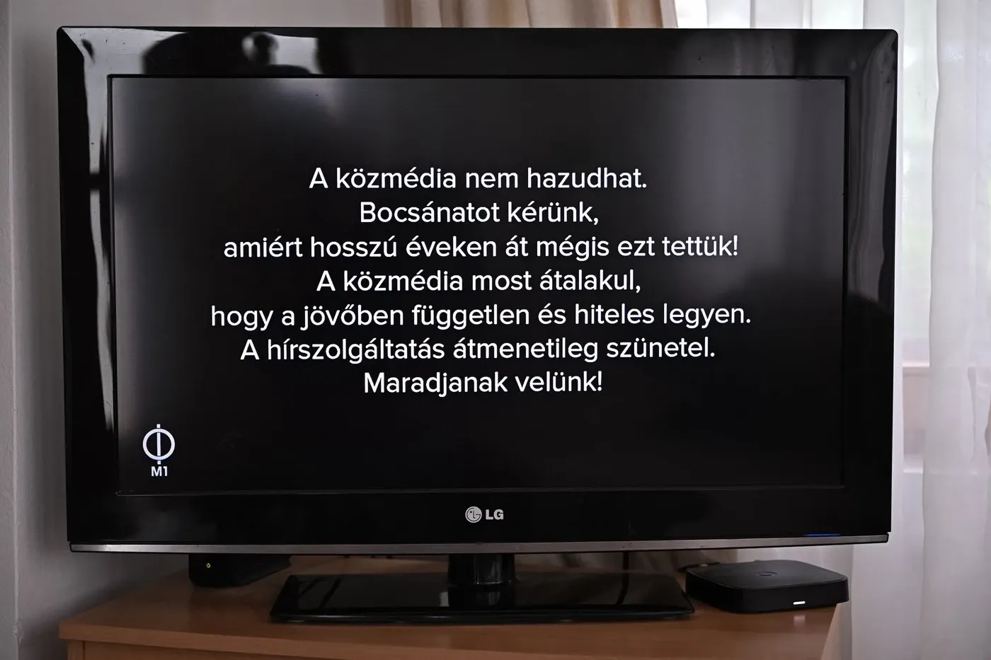 Mesajul televiziunii maghiare