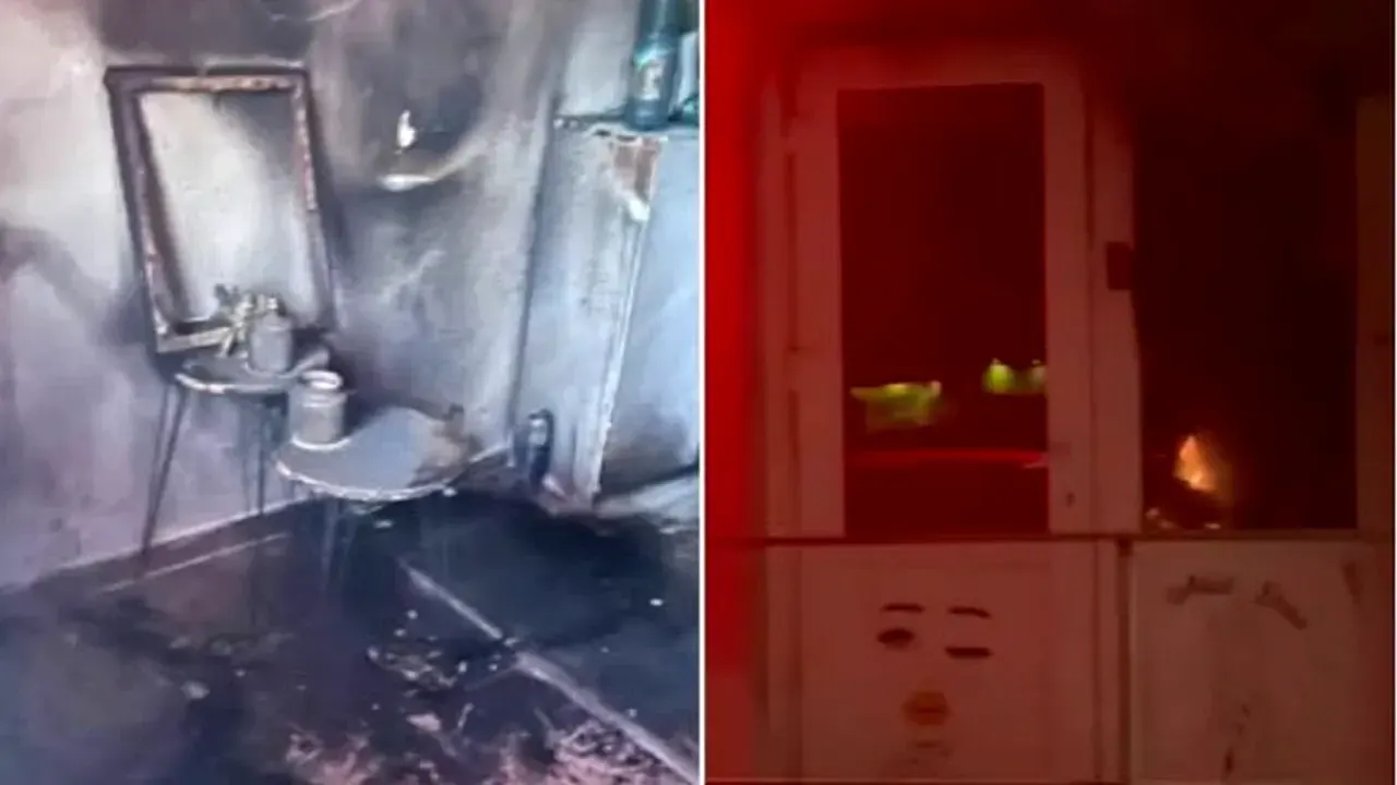 Incendiu salon Iași/ Sursa foto: 24Iași