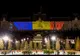 Proiecţia drapelului pe Palatul Culturii, spectacol muzical şi târg al meşteşugarilor