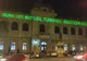 Mesaje anti Toader, proiectate pe clădirea Universităţii „Al. I. Cuza“