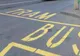 Marcaje de atenționare în stațiile de tramvai fără refugii