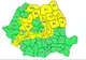 Mai multe județe din țară sub avertizare COD GALBEN de furtuni