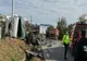 Impact frontal între două TIR-uri în Ruginoasa (FOTO)